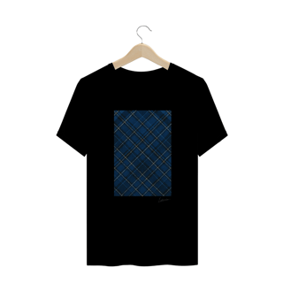 Nome do produto Camiseta Plus Size Xadrez Azul