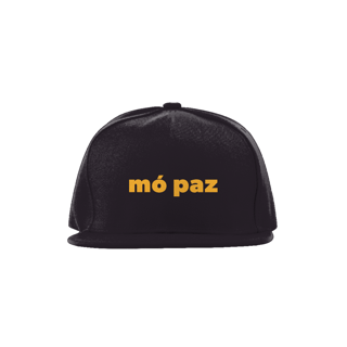 Nome do produto Boné Mó Paz (texto amarelo)