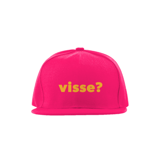 Nome do produto Boné Visse? (estampa amarela)