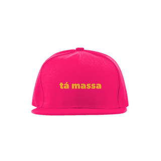 Nome do produto Boné Tá Massa (texto amarelo)