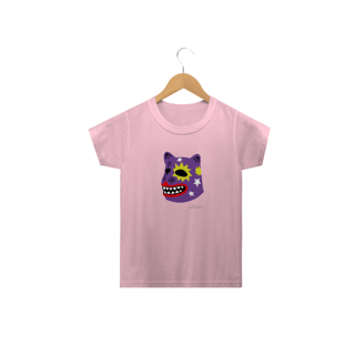 Nome do produto Camiseta Infantil La Ursa Roxa estampada