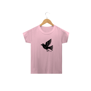Nome do produto Camiseta Infantil Xilo Pássaro