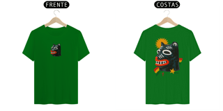 Nome do produto Camiseta La Ursa Preta Arte (frente e verso)