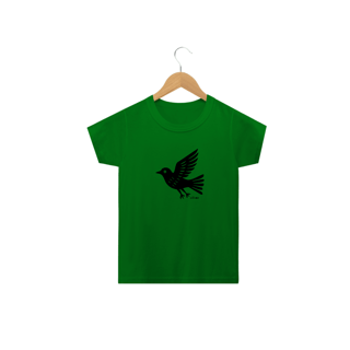 Nome do produto Camiseta Infantil Xilo Pássaro