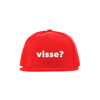 Nome do produto Boné Visse? (estampa branca)