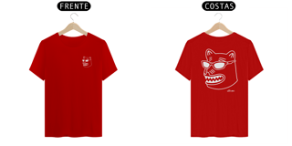 Nome do produto Camiseta La Ursa Chavosa Line Branca (frente e verso)