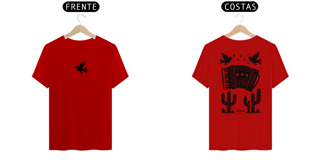 Nome do produto Camiseta Xilo Sanfona (frente e verso)