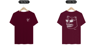 Nome do produto Camiseta La Ursa Chavosa Line Branca (frente e verso)