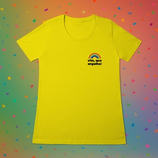 Nome do produto Baby Long  EITA, QUE ORGULHO (estampa lateral)