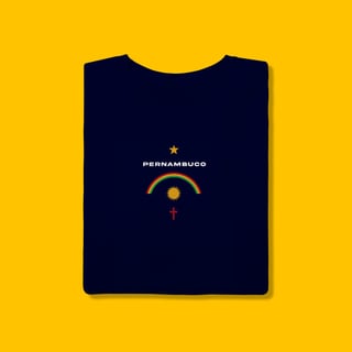 Camiseta Bandeira de Pernambuco Elementos