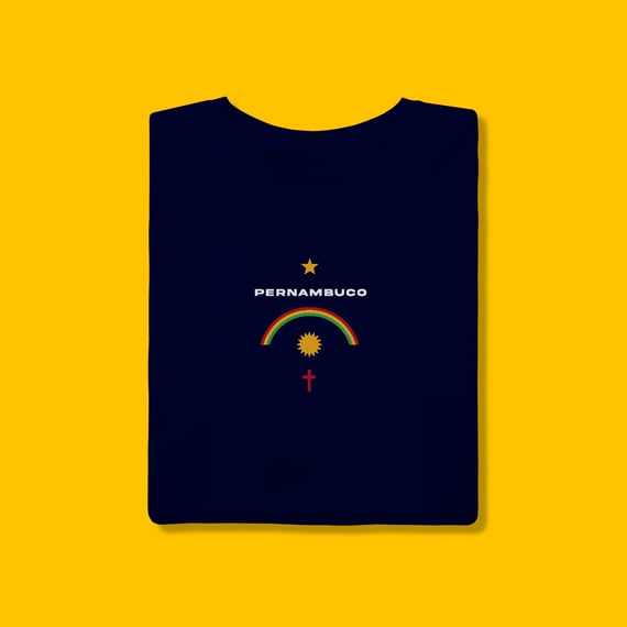 Camiseta Bandeira de Pernambuco Elementos