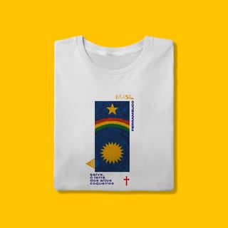 Nome do produto Camiseta Hino e Bandeira