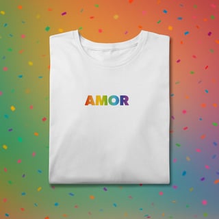 Nome do produto Plus Size  AMOR - Coleção Orgulho