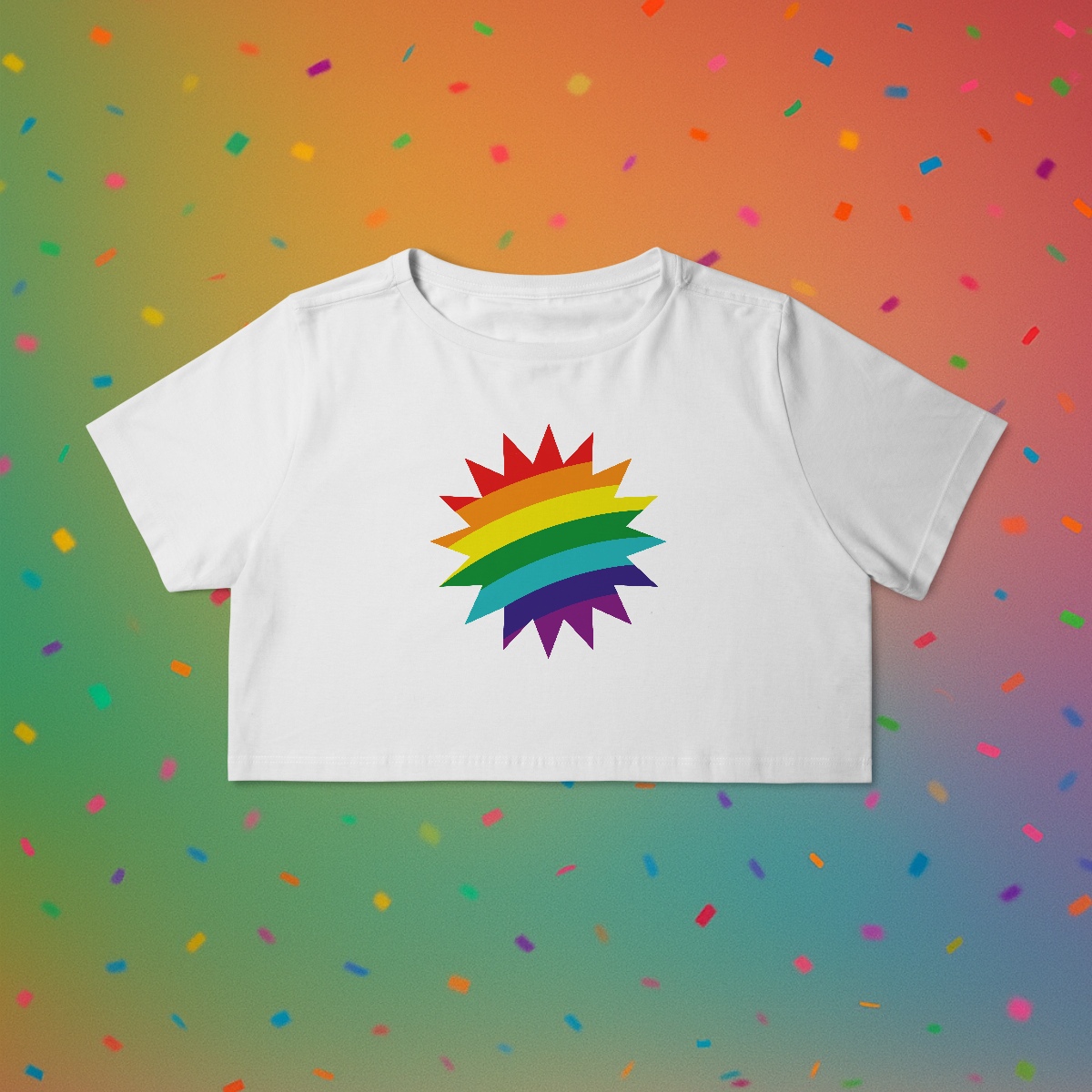 Nome do produto: Cropped SOL do ORGULHO