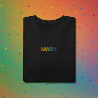 Nome do produto Camiseta AMOR - Coleção Orgulho