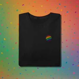Nome do produto Camiseta  SOL - ORGULHO (estampa lateral)