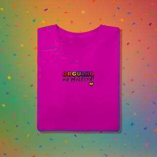 Nome do produto Camiseta ORGULHO DA MULESTA (estampa preta)