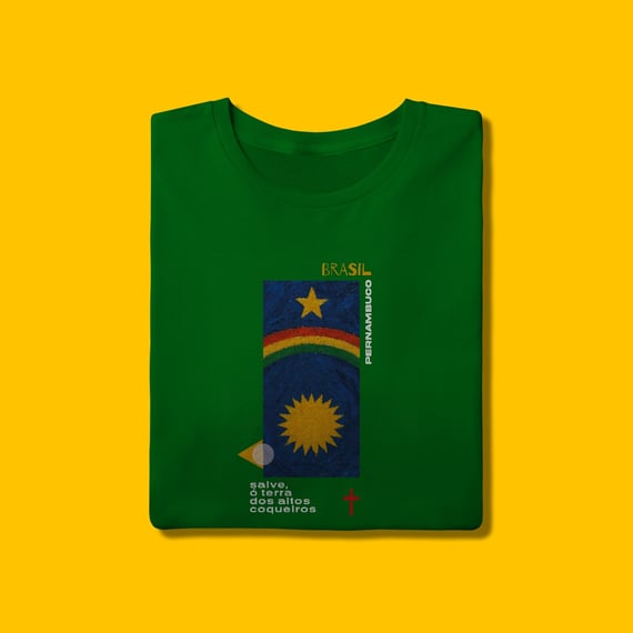 Camiseta Hino e Bandeira