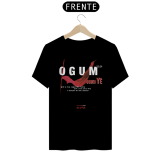 Camiseta preta OGUM - Oração