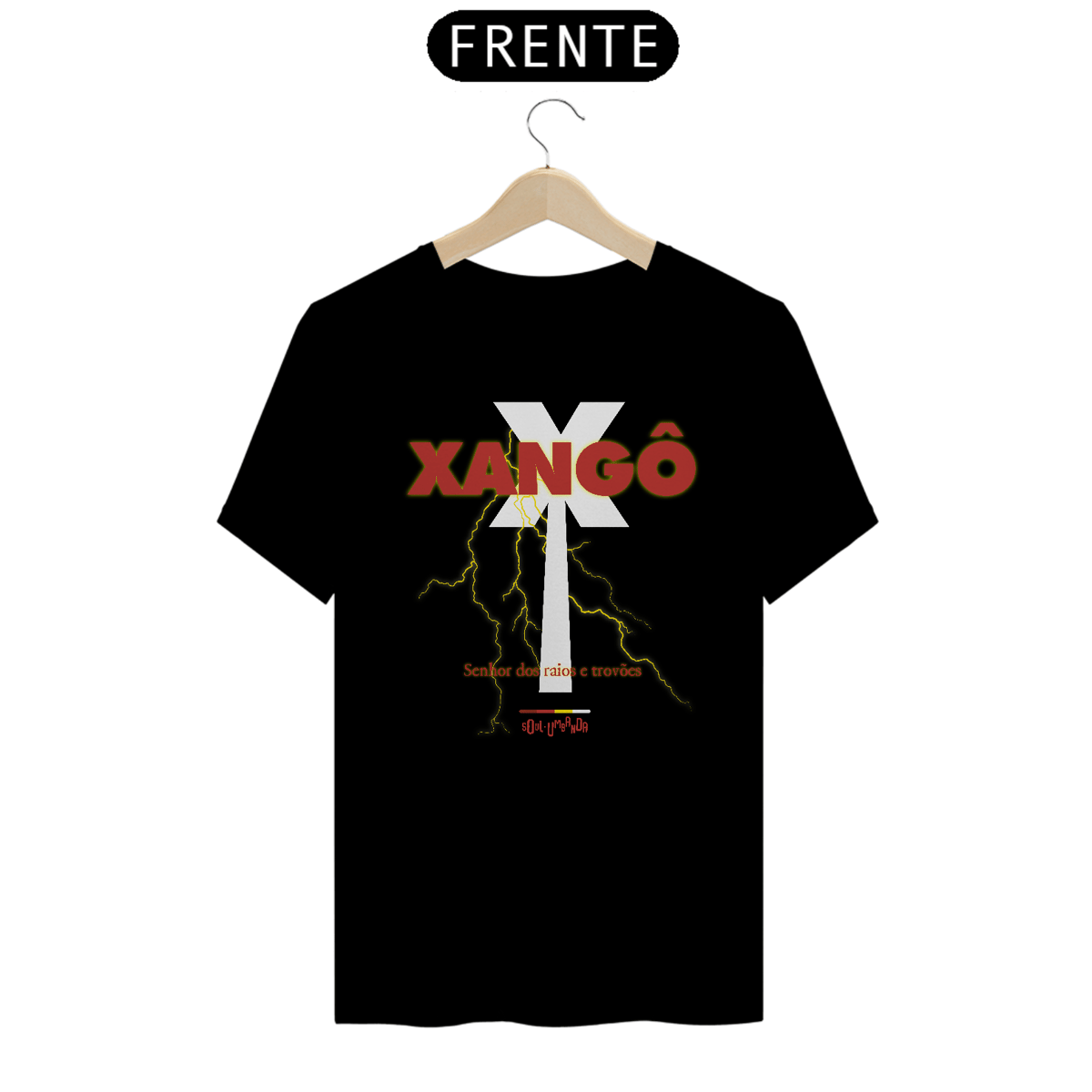 Nome do produto: Camiseta XANGÔ - Senhor dos Raios e Trovões