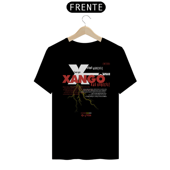 Camiseta preta XANGÔ - Oração