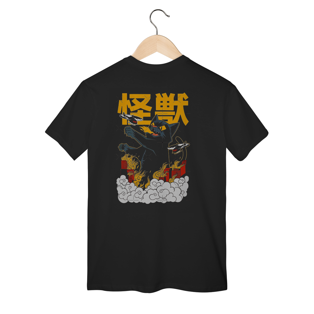 Nome do produto: Camiseta gato Crazy