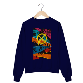 Nome do produto Moletom Quality Art Abstrata Unissex – Estampa Urbana Colorida | OxVibe
