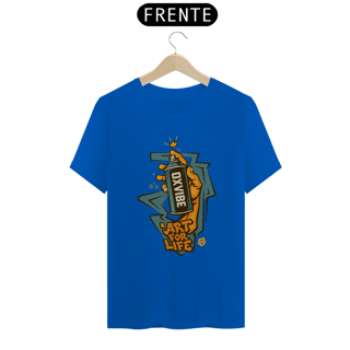Nome do produto Camiseta Art for Life Unissex – OxVibe Streetwear com Estampa de Arte Urbana