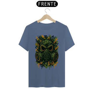 Nome do produto Camiseta Estonada Máscara Urbana – Unissex Militar Camuflada | OxVibe Streetwear