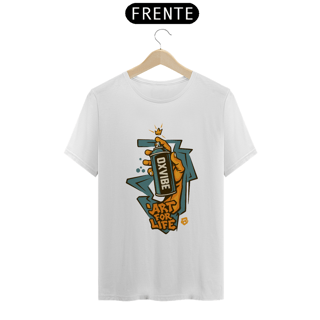 Nome do produto Camiseta Art for Life Unissex – OxVibe Streetwear com Estampa de Arte Urbana