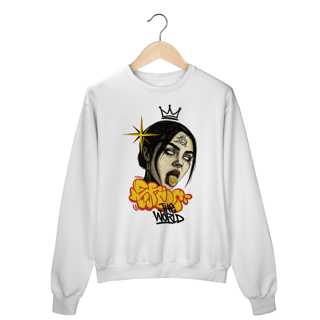 Nome do produto Moletom Prime End The World – Unissex com Estampa Urbana | OxVibe Streetwear