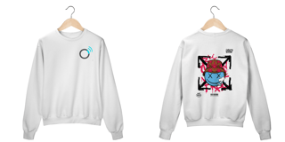 Nome do produto Moletom Prime Unissex Limited Edition – Estampa Smiley Chapado | OxVibe Streetwear