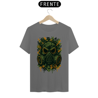 Nome do produto Camiseta Estonada Máscara Urbana – Unissex Militar Camuflada | OxVibe Streetwear