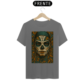 Nome do produto Camiseta Estonada Calavera Real – Unissex com Estampa Ritual Urbana | OxVibe