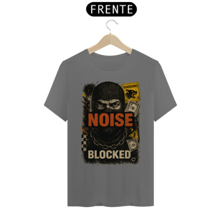 Nome do produto Camiseta Estonada Noise Blocked – Arte Urbana com Peso Visual | OxVibe Unissex