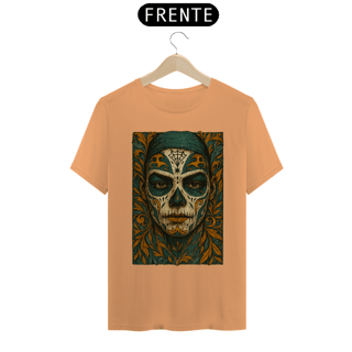 Nome do produto Camiseta Estonada Calavera Real – Unissex com Estampa Ritual Urbana | OxVibe