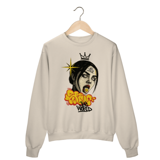 Nome do produto Moletom Prime End The World – Unissex com Estampa Urbana | OxVibe Streetwear
