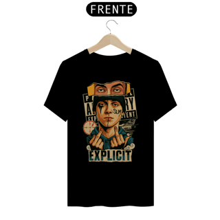 Nome do produto Camiseta Explicit Unissex – Estampa Provocativa Streetwear OxVibe