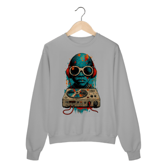 Nome do produto Moletom Prime Unissex “Audio Rebel” –  Cultura DJ de Rua | OxVibe Streetwear
