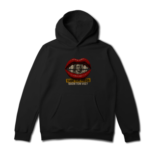 Nome do produto Moletom Quality Canguru “Tudo Tem Preço” – Estampa com Crítica Visual  | OxVibe Streetwear