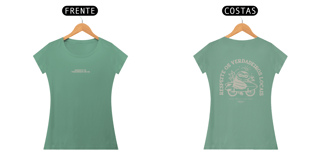 Nome do produto Camiseta Babylook Estonada - Respeite os Verdadeiros Locais - Creme