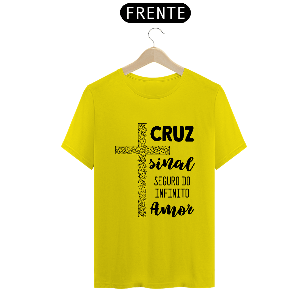 Nome do produto: Camiseta Cruz Amor