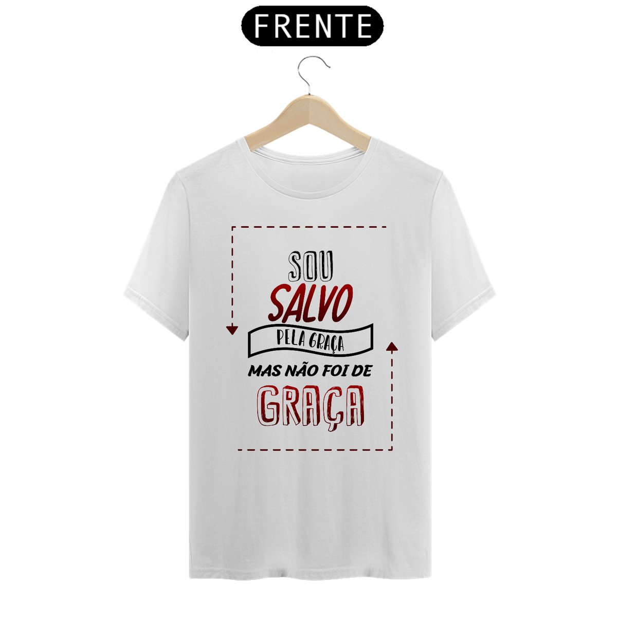 Nome do produto: Camiseta Salvo pela Graça