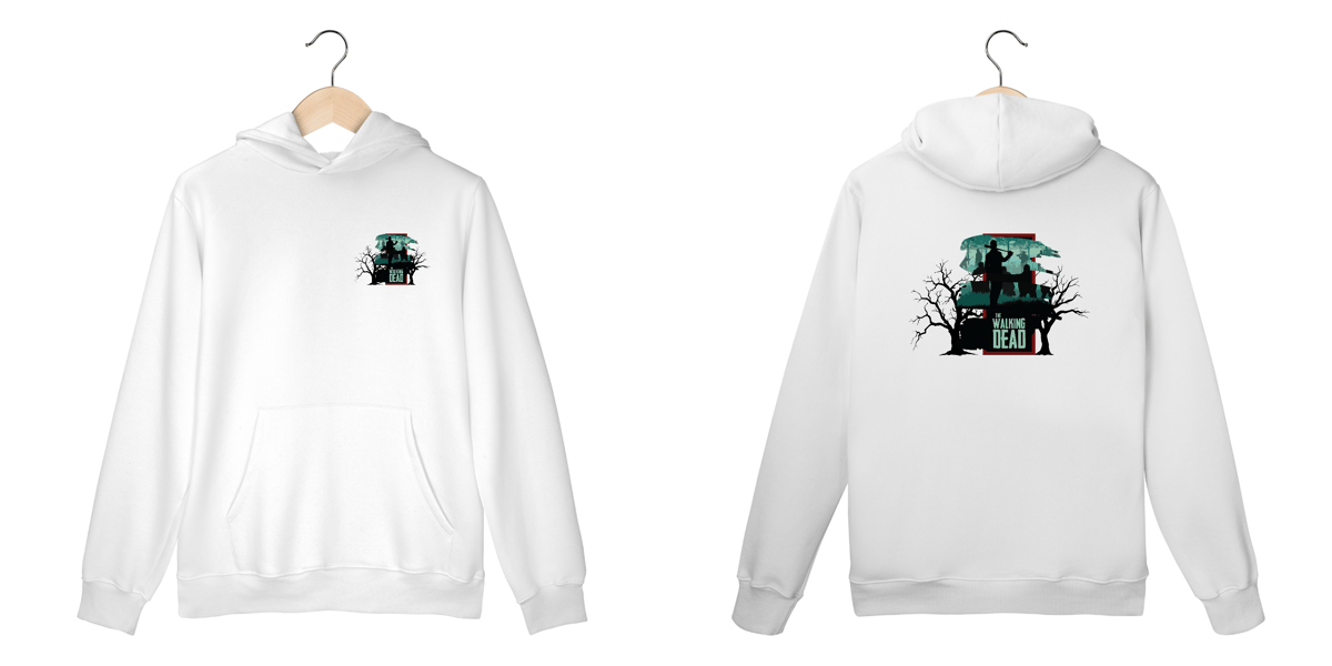 Nome do produto: MOletom com capuz The Wlkking Dead