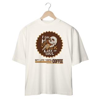 Nome do produto Camiseta Oversize Coffe