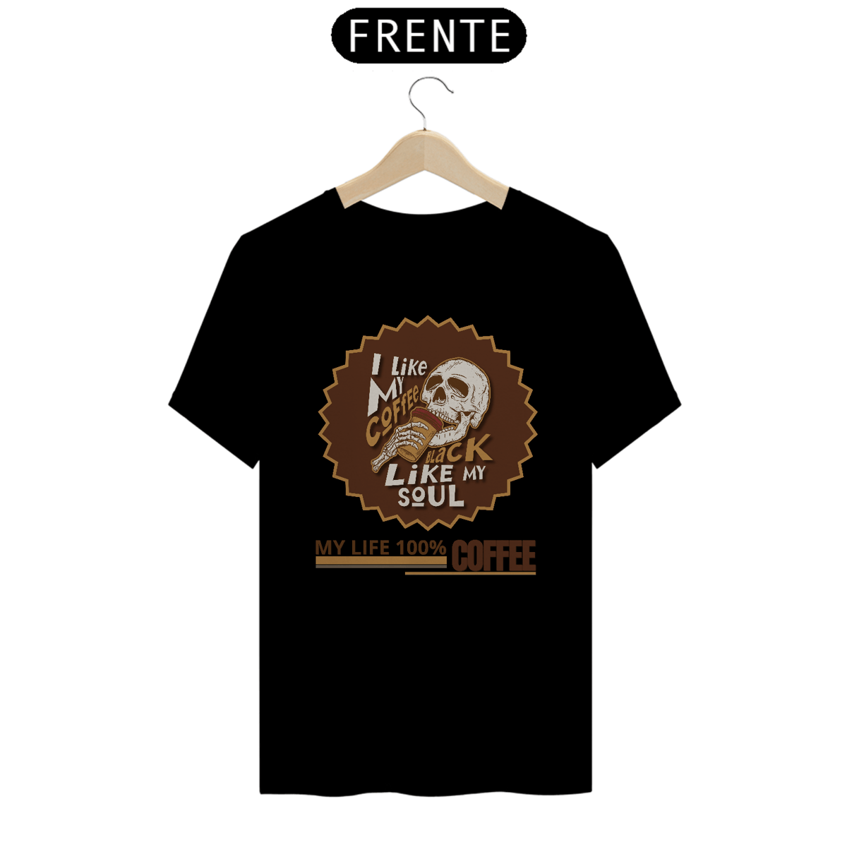 Nome do produto: Camiseta Coffee