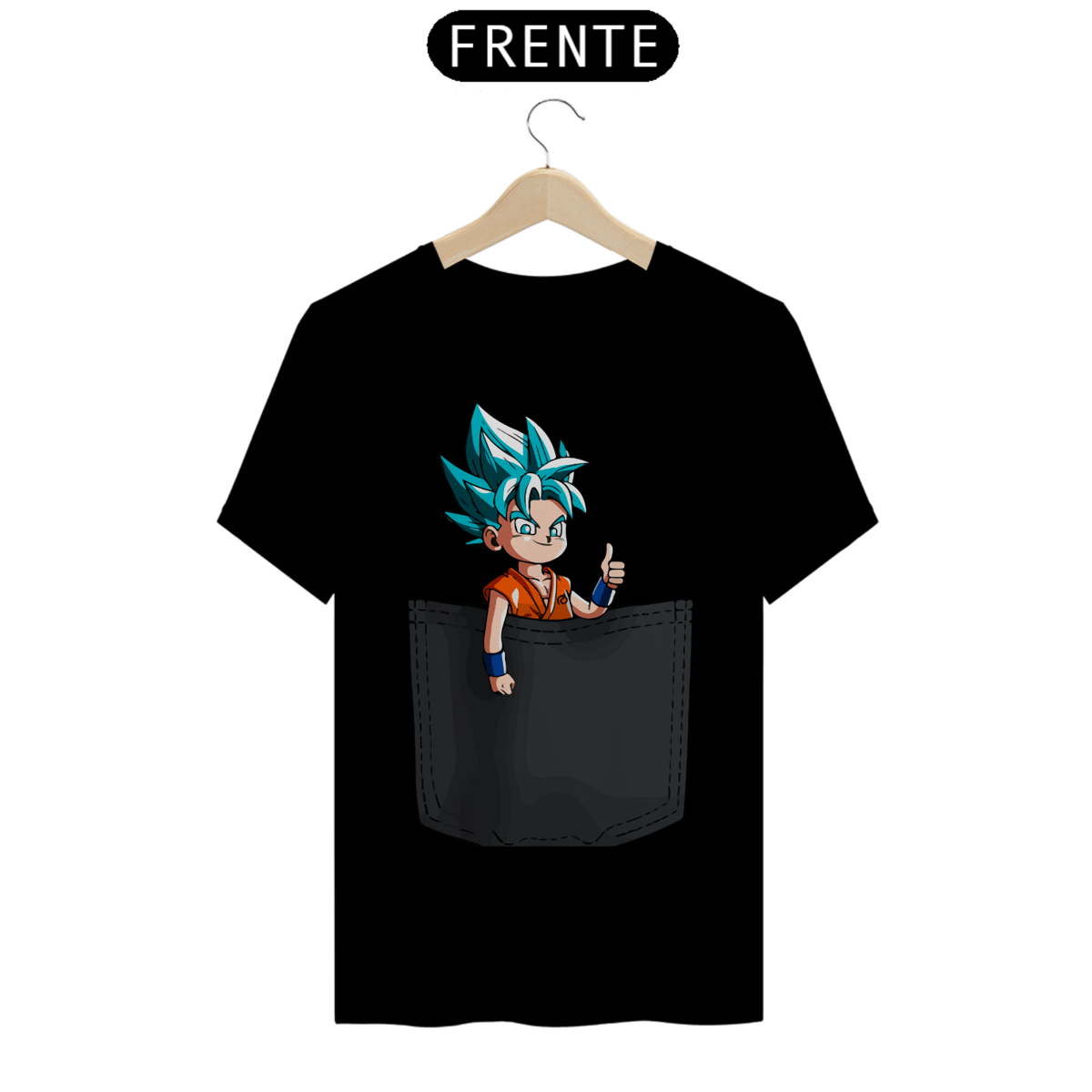 Nome do produto: Camiseta Bol no bolso