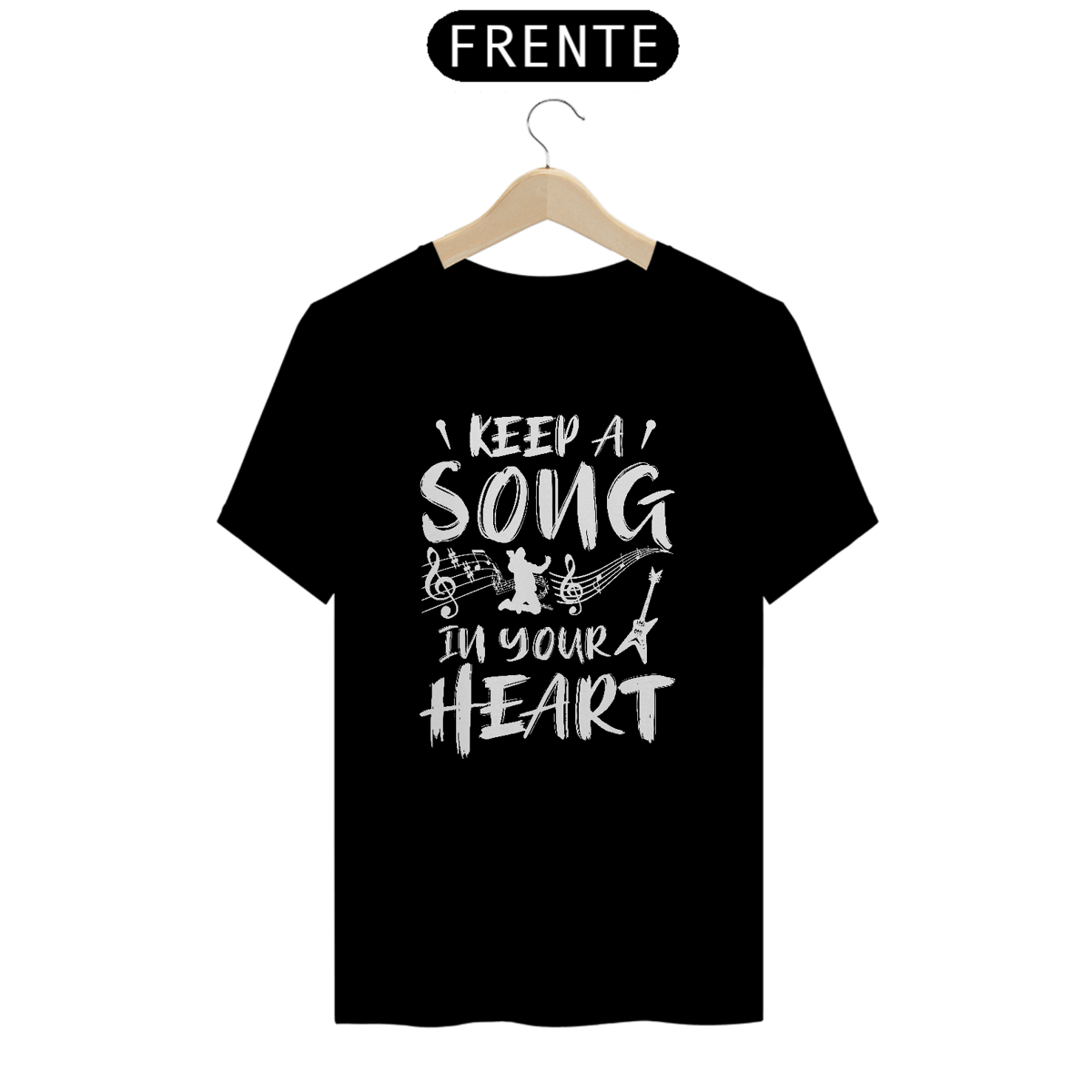 Nome do produto: Camiseta Song Heart