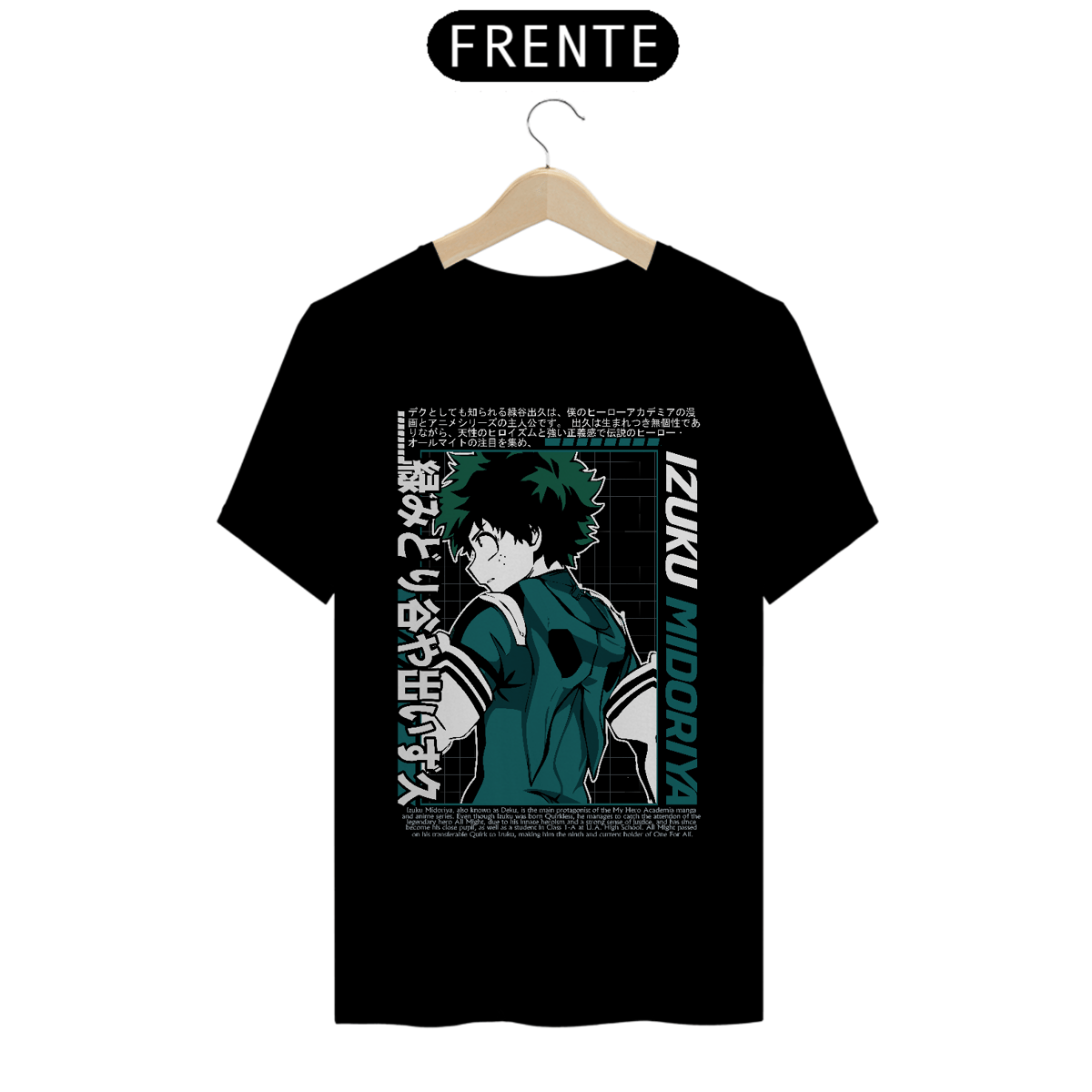 Nome do produto: Camiseta Izuku Midoriya 2