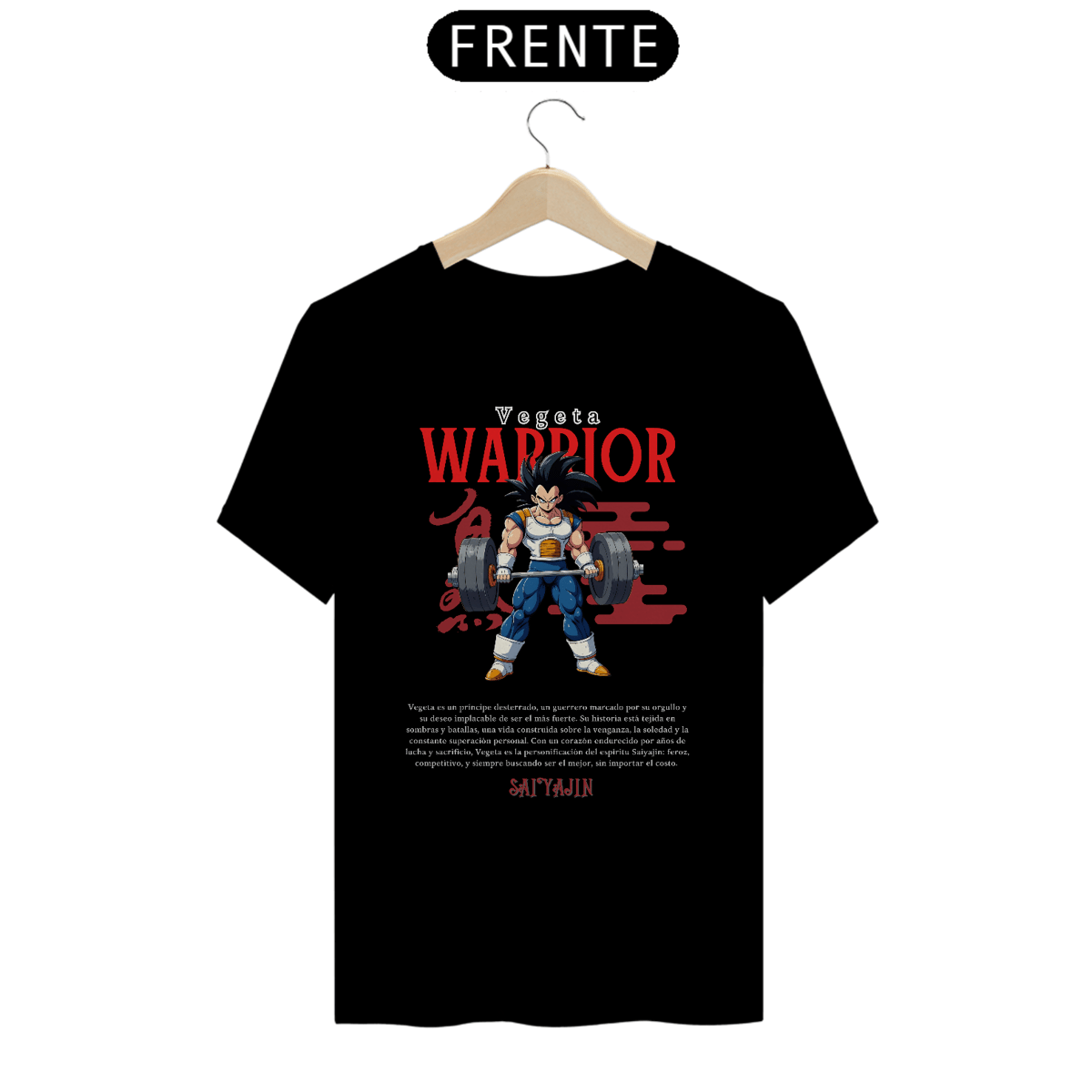 Nome do produto: Camiseta Vegeta Warrior